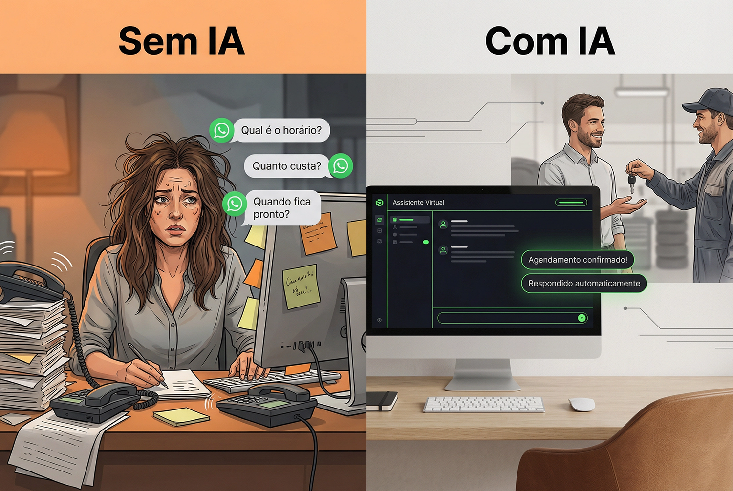 IA para Atendimento ao Cliente em Oficinas Mecânicas: Como Funciona